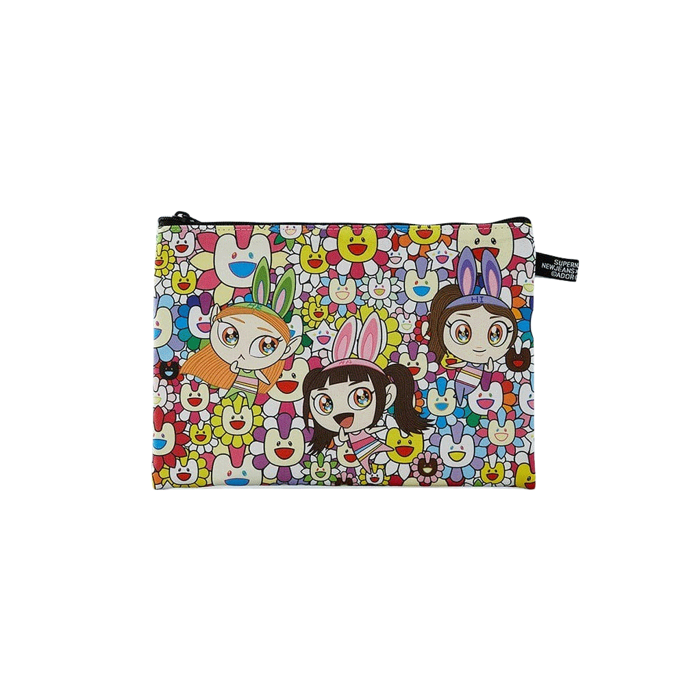 NewJeans x Murakami Pattern Pouch Flower